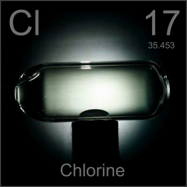 Chlorine Gas in a bulb