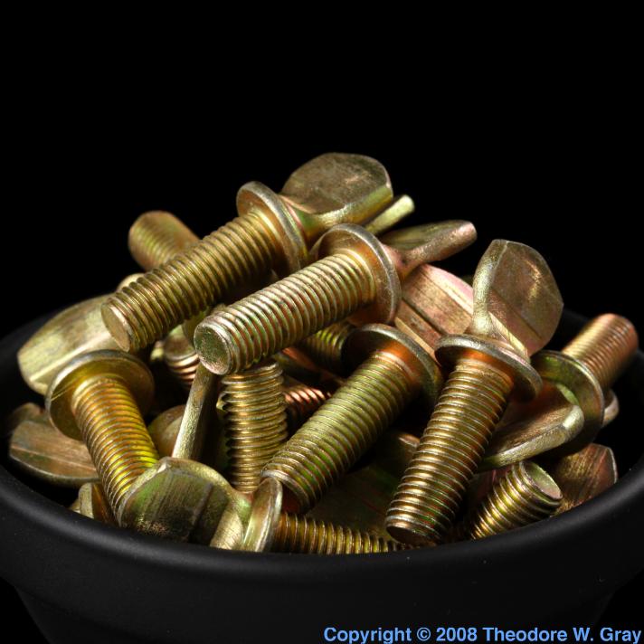 Cadmium Cadmium and dichromate plated thumb screws