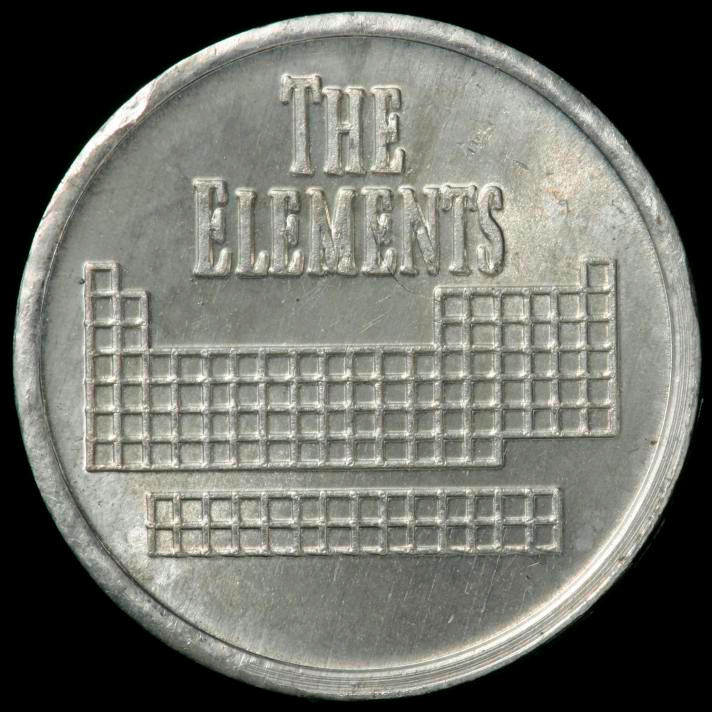 Indium Element coin